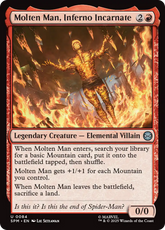 Molten Man, Inferno Incarnate - Magic: The Gathering - MoxLand